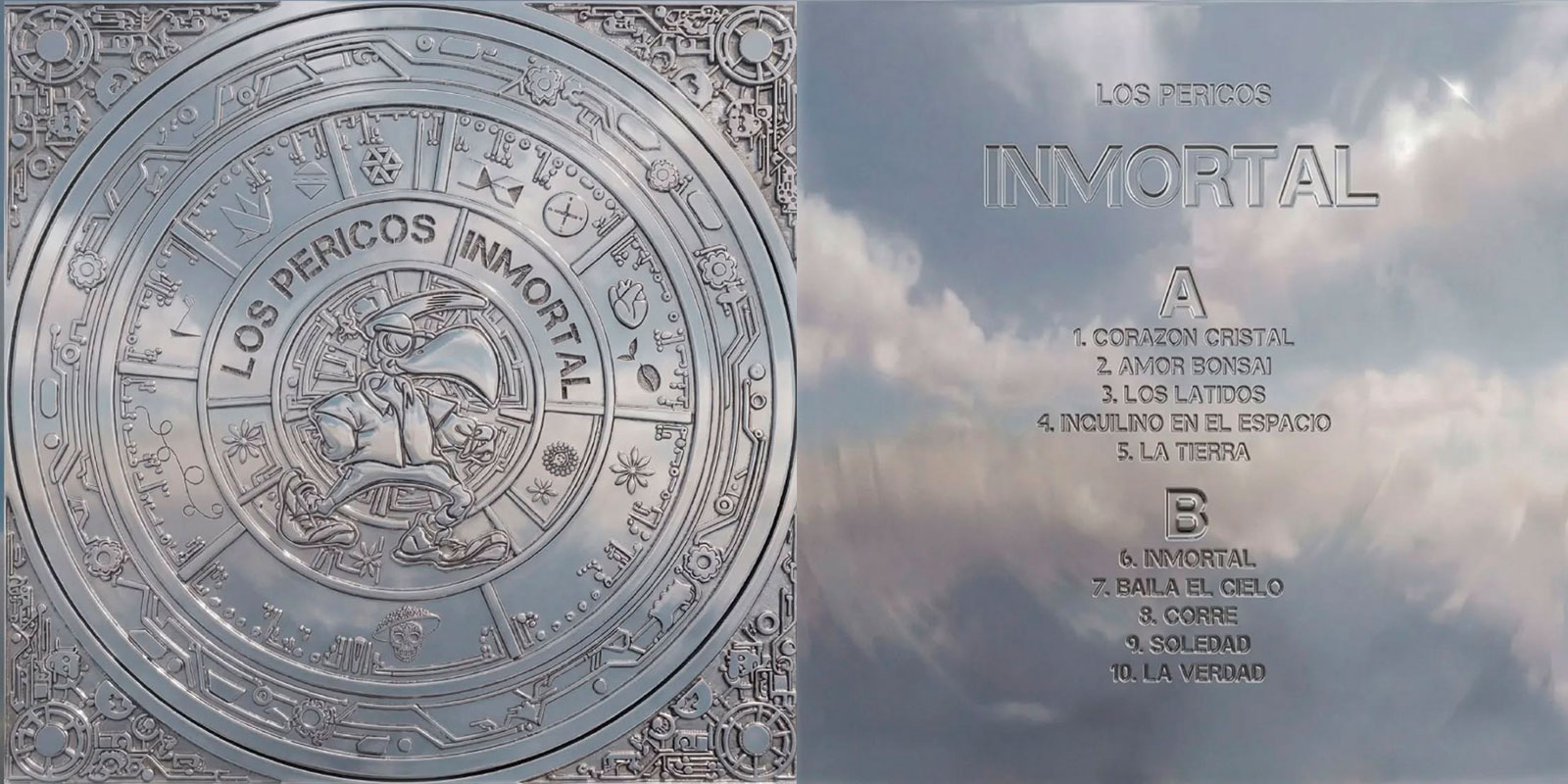 Portada del Álbum Inmortal de Los Pericos